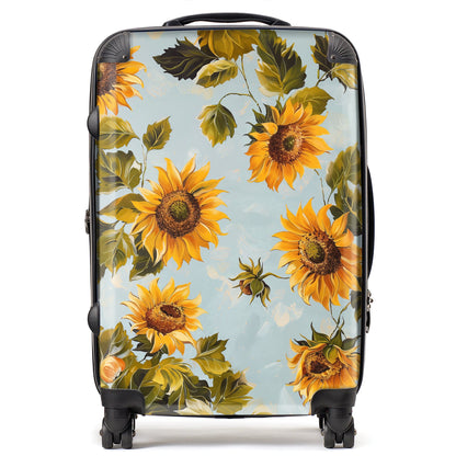 Summer Sunflowers Suitcase