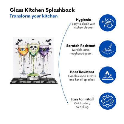 Halloween Toast to the Dead Kitchen Splashback