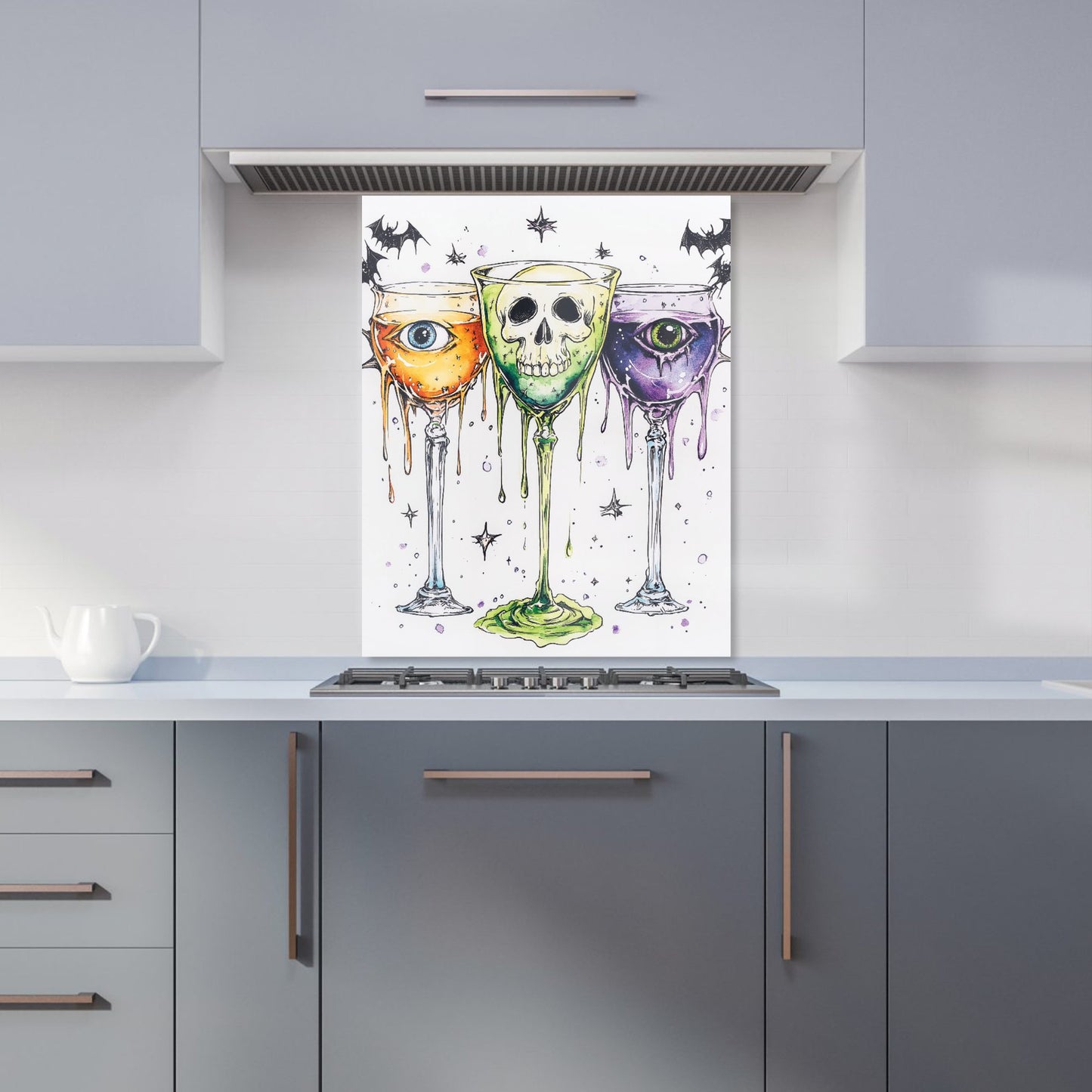 Halloween Toast to the Dead Kitchen Splashback