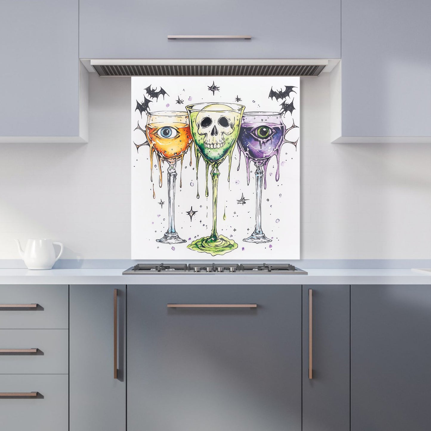 Halloween Toast to the Dead Kitchen Splashback