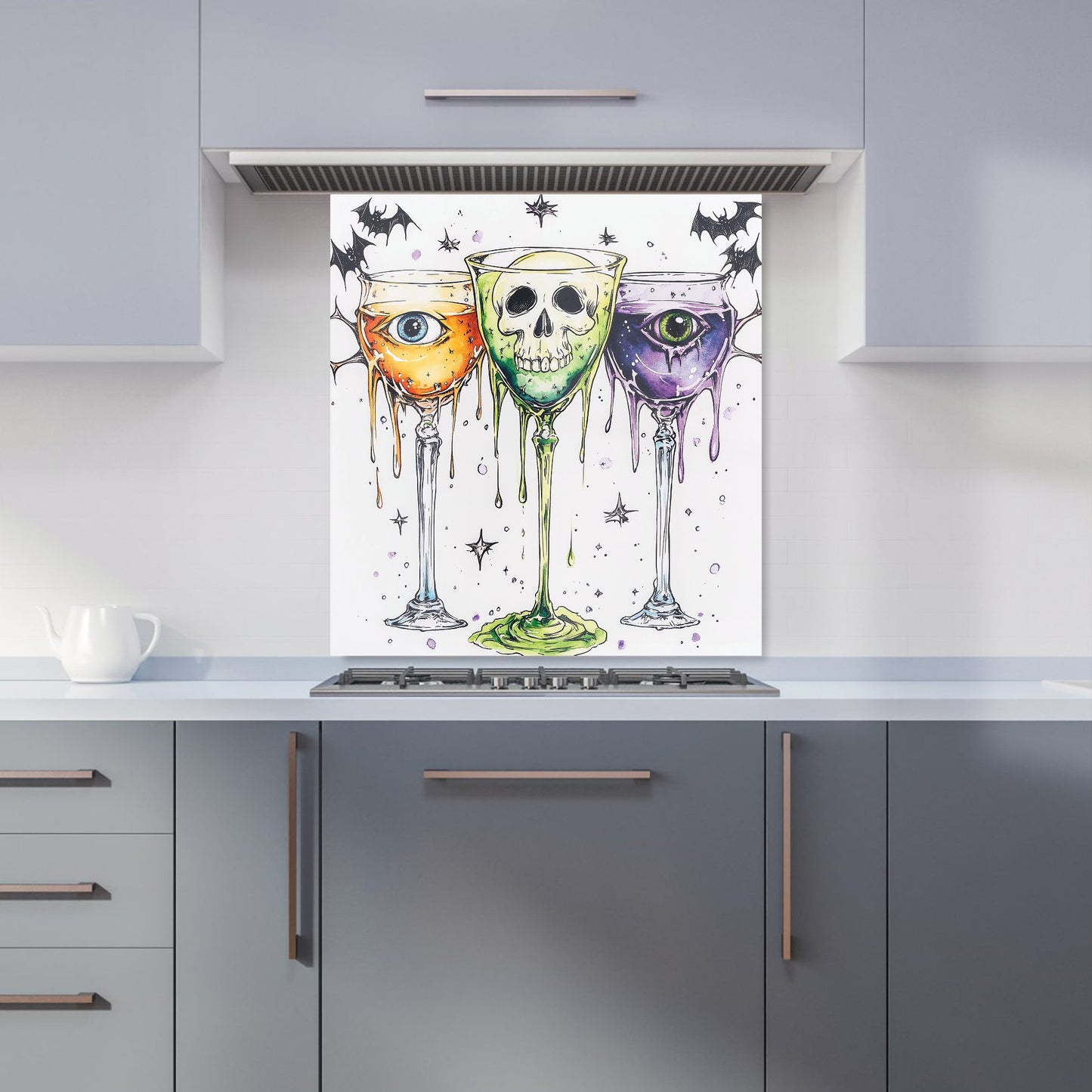 Halloween Toast to the Dead Kitchen Splashback