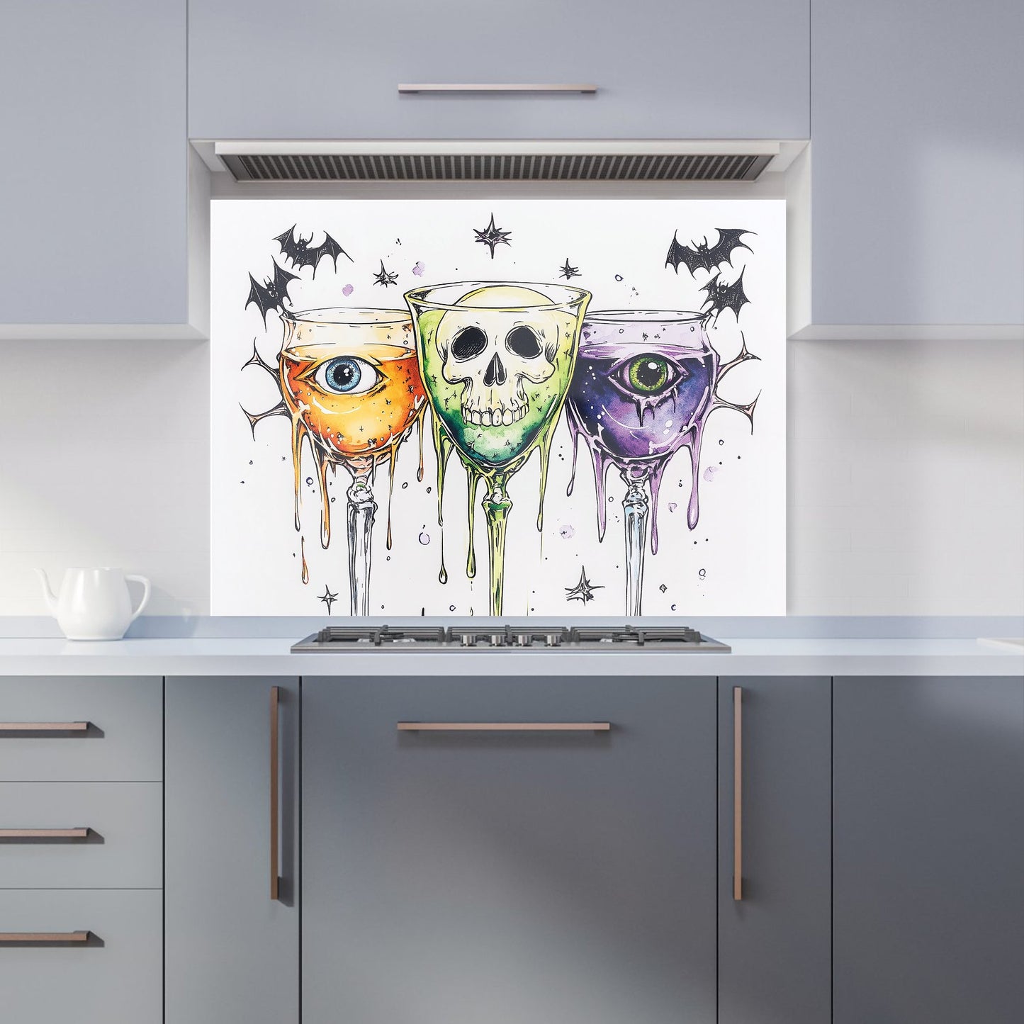 Halloween Toast to the Dead Kitchen Splashback