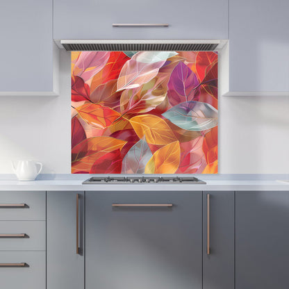 Kaleidoscope of Autumn Leaves Kitchen Splashback