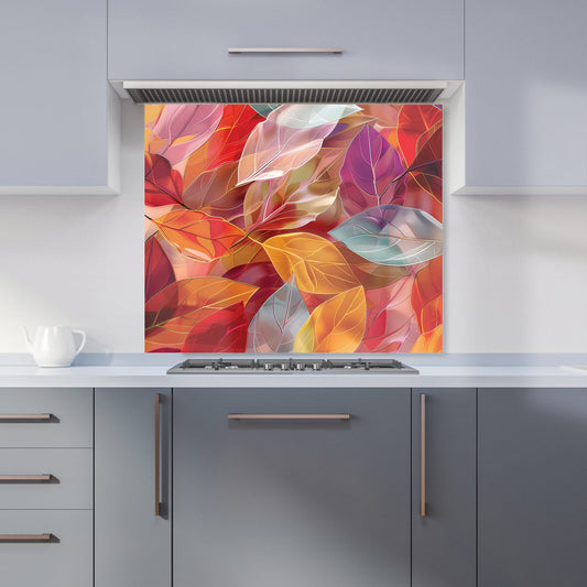 Kaleidoscope of Autumn Leaves Kitchen Splashback