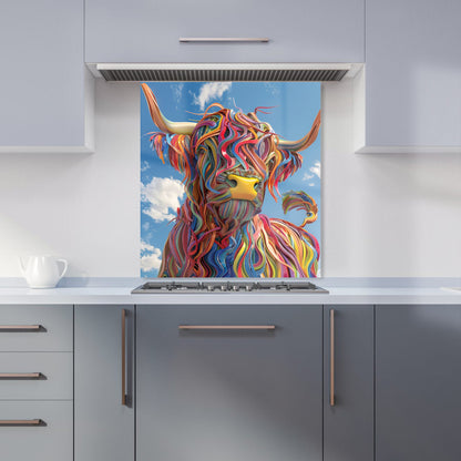 Twisted Colors of the Bull Kitchen Splashback
