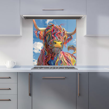 Twisted Colors of the Bull Kitchen Splashback