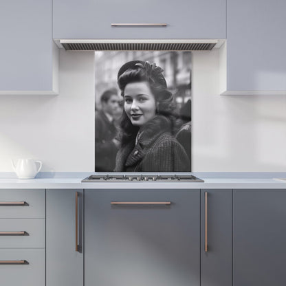 Nostalgic Beauty on the Street Kitchen Splashback