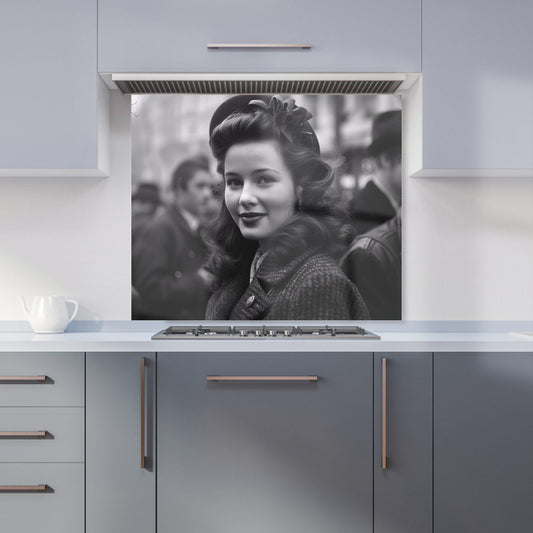 Nostalgic Beauty on the Street Kitchen Splashback