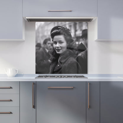 Nostalgic Beauty on the Street Kitchen Splashback
