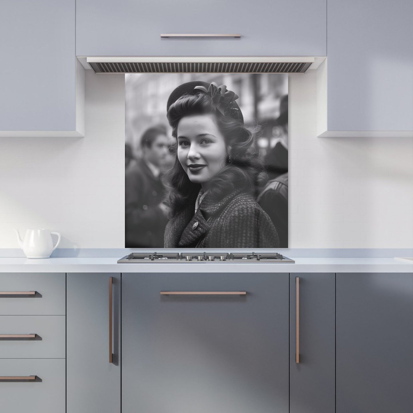 Nostalgic Beauty on the Street Kitchen Splashback