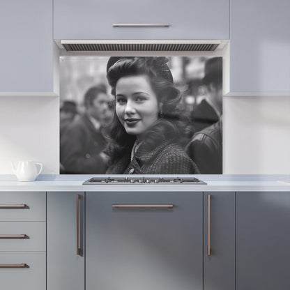 Nostalgic Beauty on the Street Kitchen Splashback
