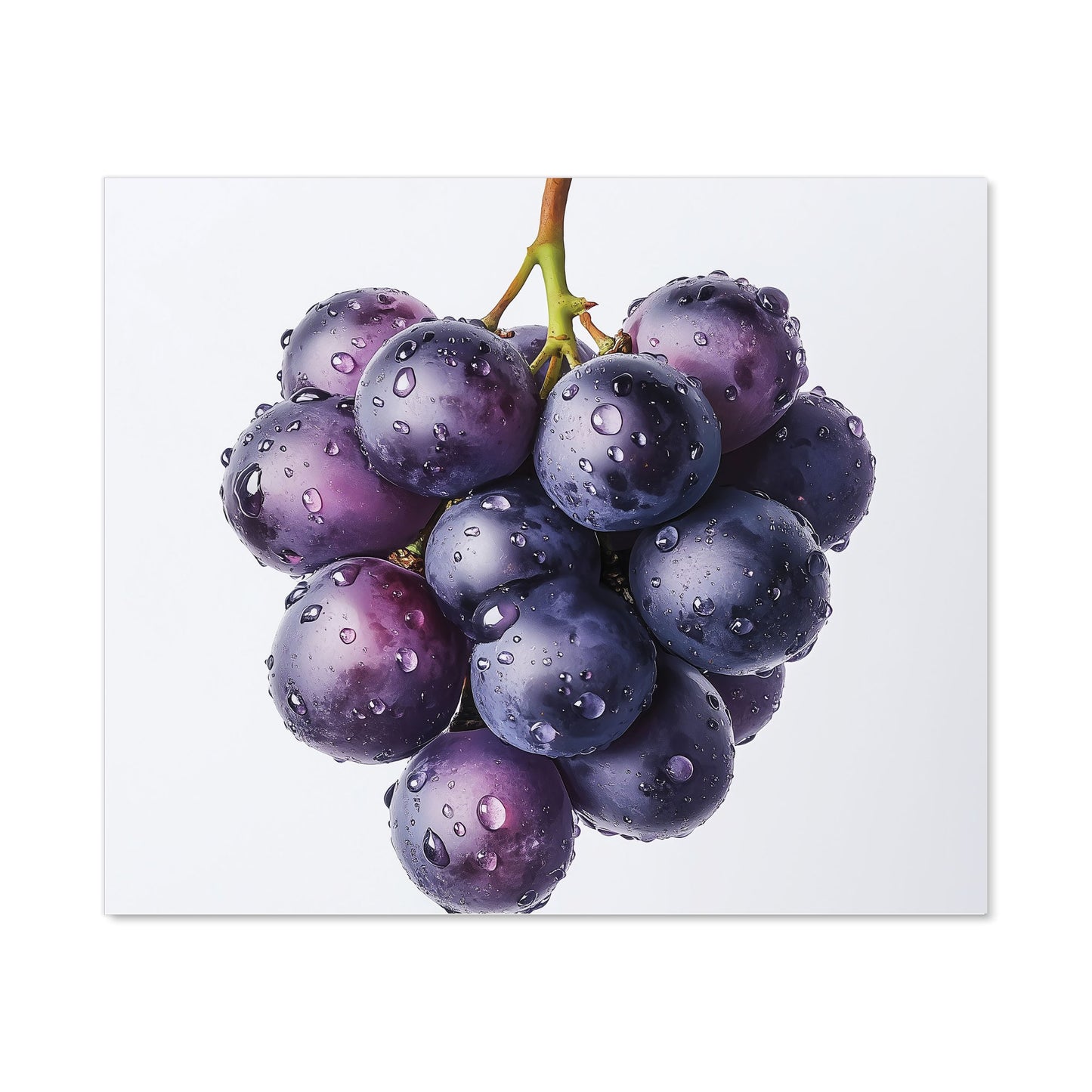 Glistening Grapes Cluster Kitchen Splashback