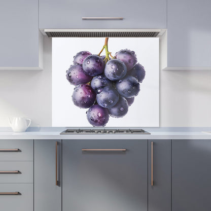 Glistening Grapes Cluster Kitchen Splashback