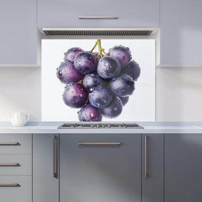 Glistening Grapes Cluster Kitchen Splashback