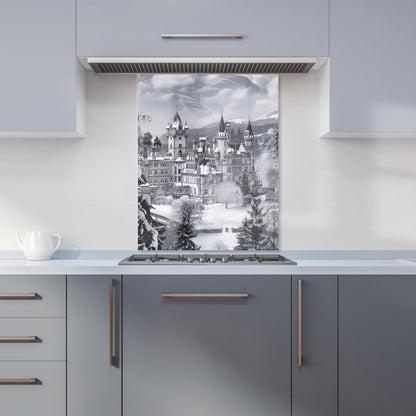 Snow-Covered Balmoral Castle Kitchen Splashback