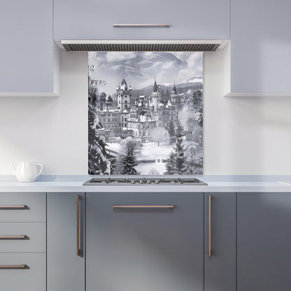 Snow-Covered Balmoral Castle Kitchen Splashback