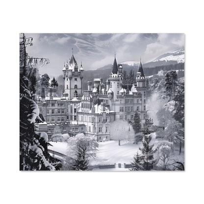 Snow-Covered Balmoral Castle Kitchen Splashback