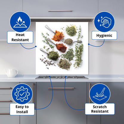 Herbal Essence in Spoons Kitchen Splashback