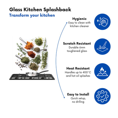 Herbal Essence in Spoons Kitchen Splashback