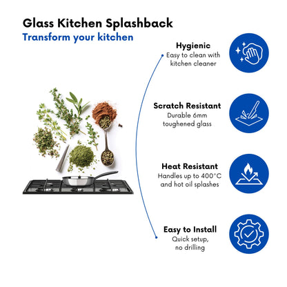 Spice and Herb Medley Kitchen Splashback