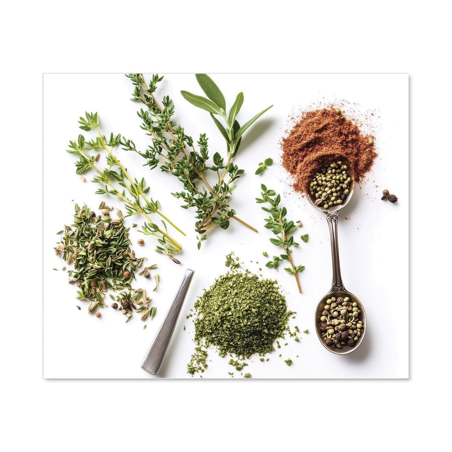 Spice and Herb Medley Kitchen Splashback