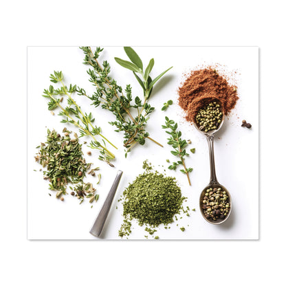Spice and Herb Medley Kitchen Splashback