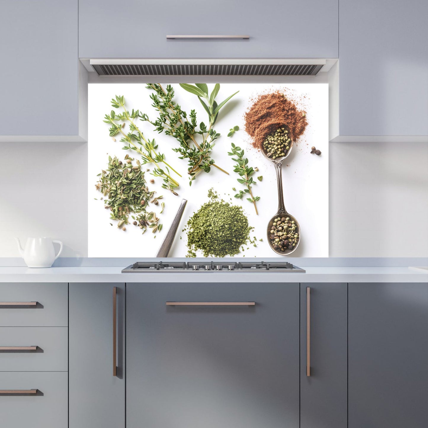 Spice and Herb Medley Kitchen Splashback