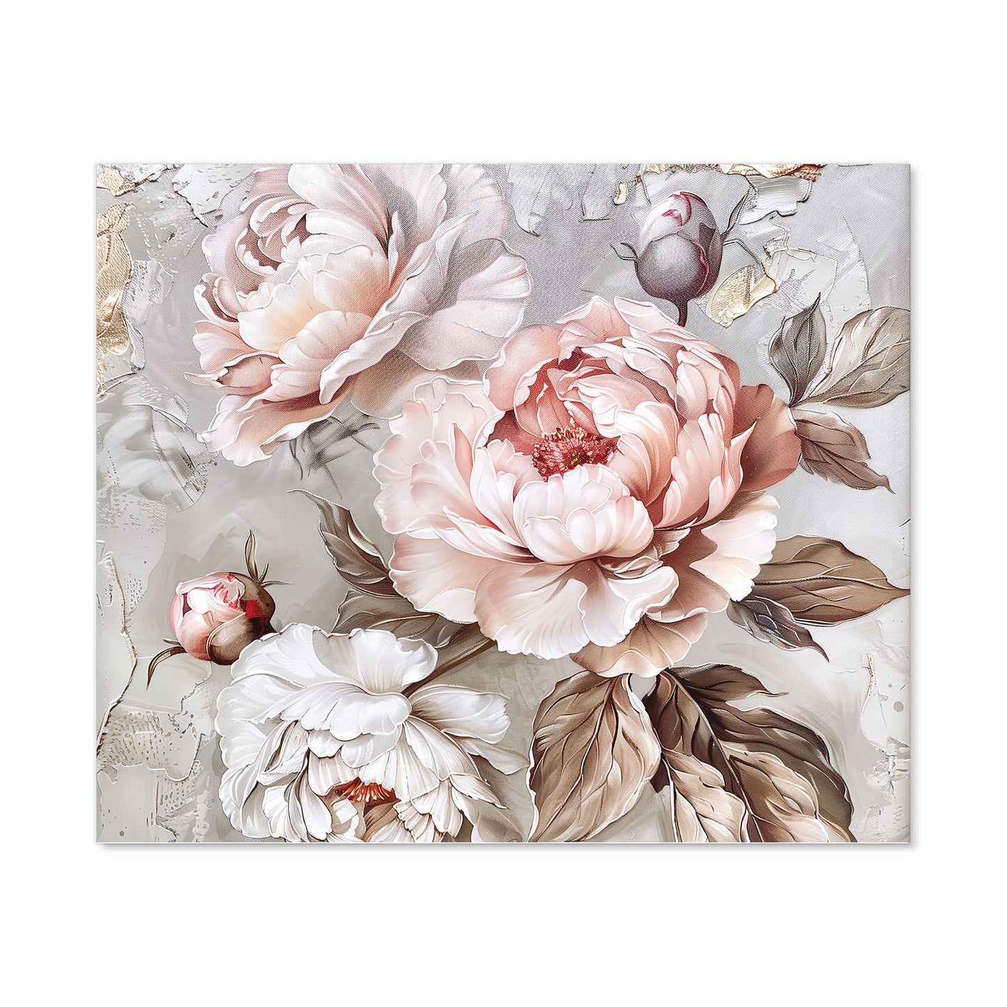 Vintage Rose Elegance Kitchen Splashback