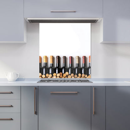 Wine Bottles in Harmony Kitchen Splashback