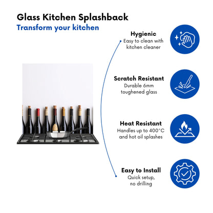 Corked Wine Collection Kitchen Splashback