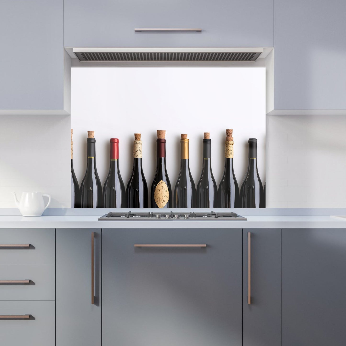 Corked Wine Collection Kitchen Splashback