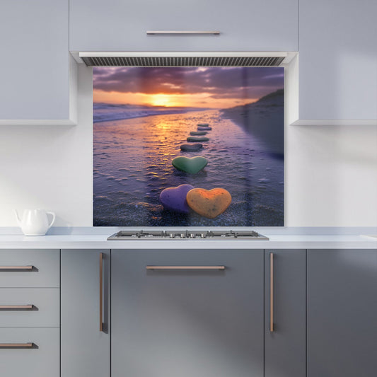 Heartstones at Sunset Kitchen Splashback