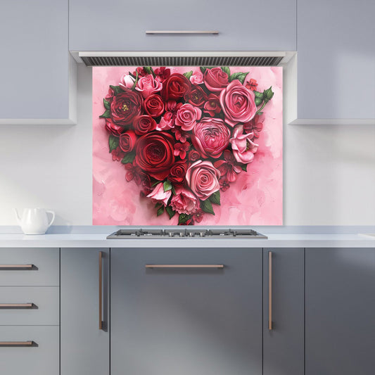 Heart of Roses Kitchen Splashback