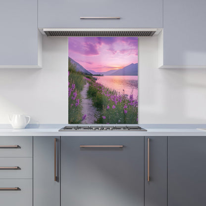 Twilight Path by the Lake Kitchen Splashback