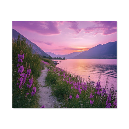 Twilight Path by the Lake Kitchen Splashback