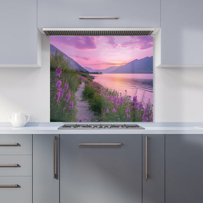 Twilight Path by the Lake Kitchen Splashback