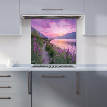 Twilight Path by the Lake Kitchen Splashback