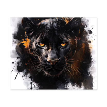 Black Panther's Intense Stare Kitchen Splashback