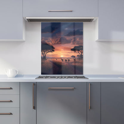 Lions' Twilight Journey Kitchen Splashback