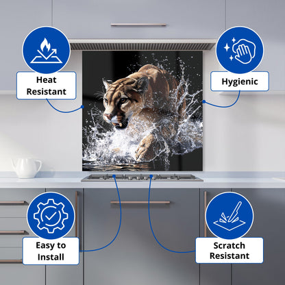 Puma's Determined Splash Kitchen Splashback
