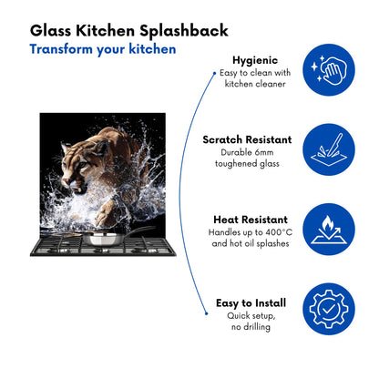 Puma's Determined Splash Kitchen Splashback