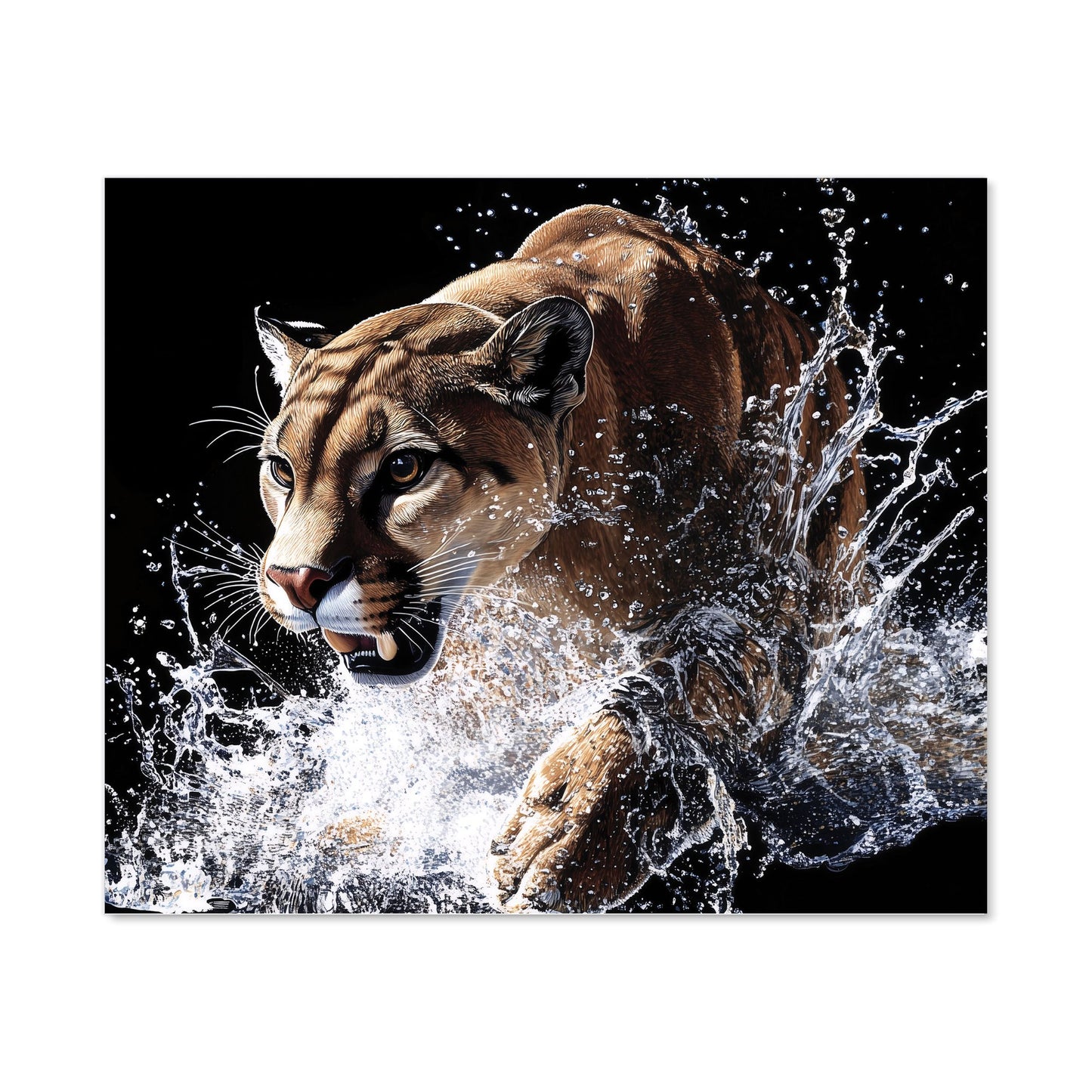 Puma's Determined Splash Kitchen Splashback