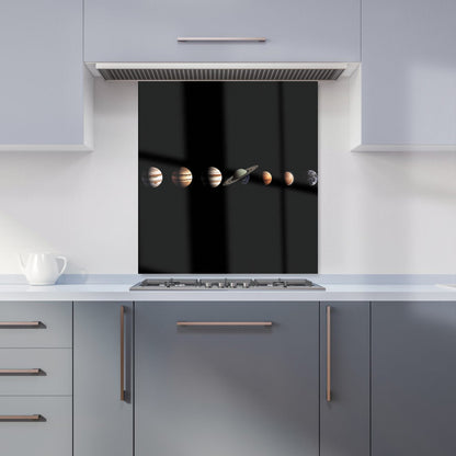The Solar System in Order Kitchen Splashback