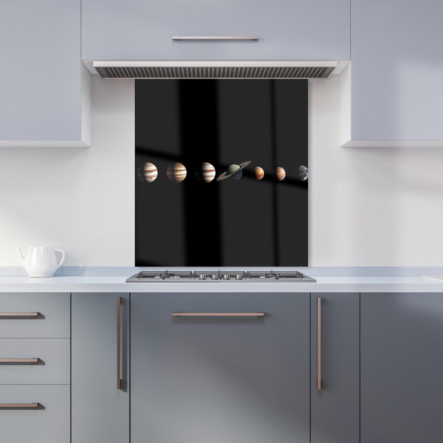 The Solar System in Order Kitchen Splashback