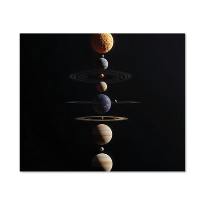 Balanced Planets in Space Kitchen Splashback