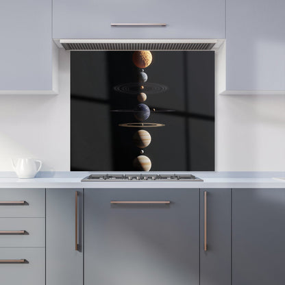 Balanced Planets in Space Kitchen Splashback