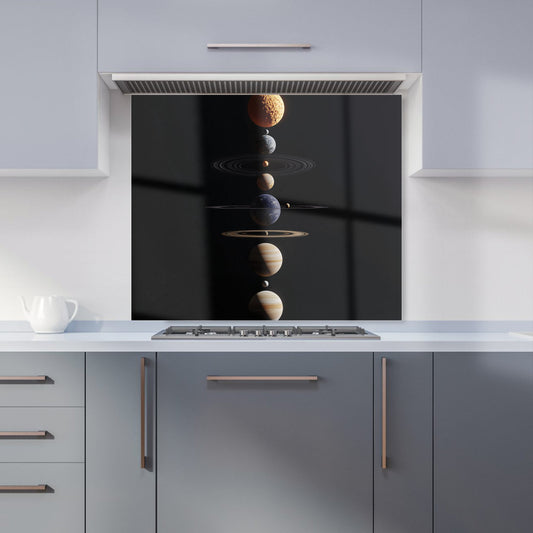 Balanced Planets in Space Kitchen Splashback