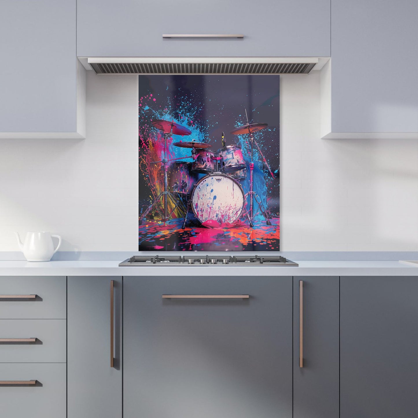 Drumbeat Colours Kitchen Splashback