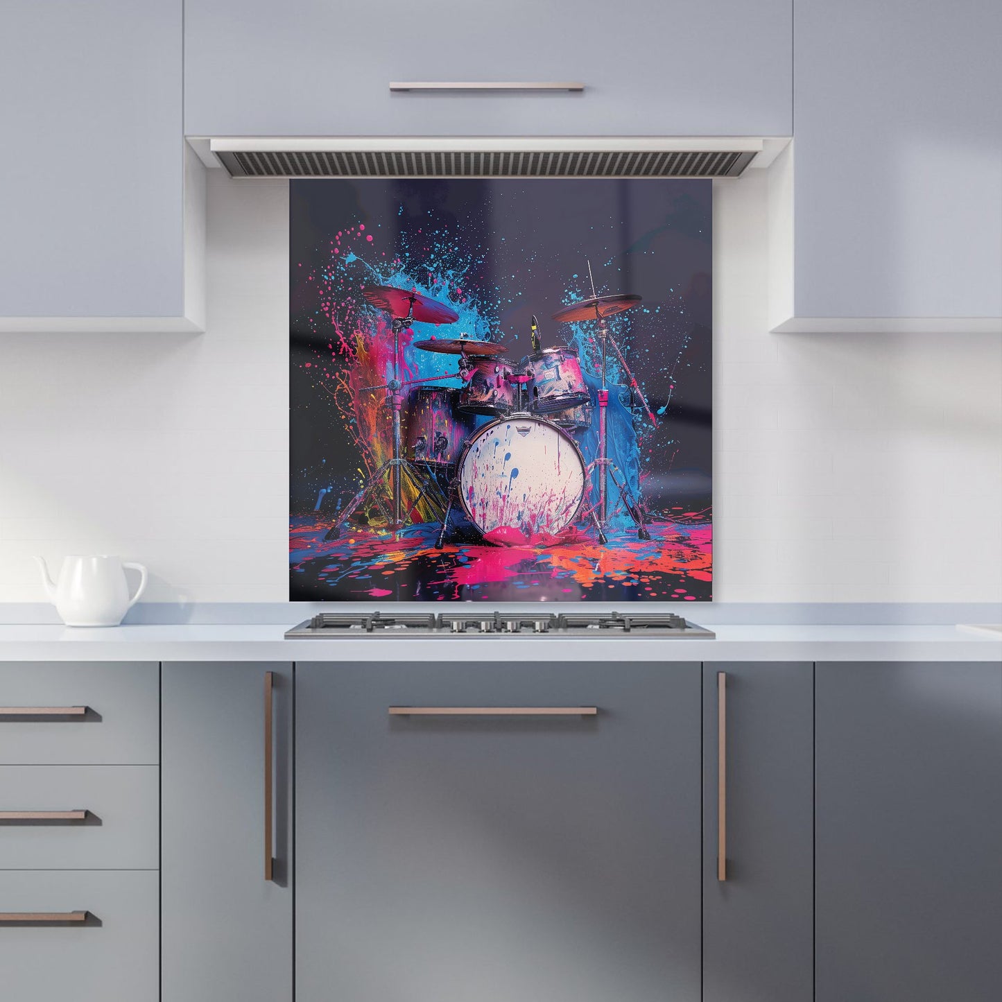 Drumbeat Colours Kitchen Splashback