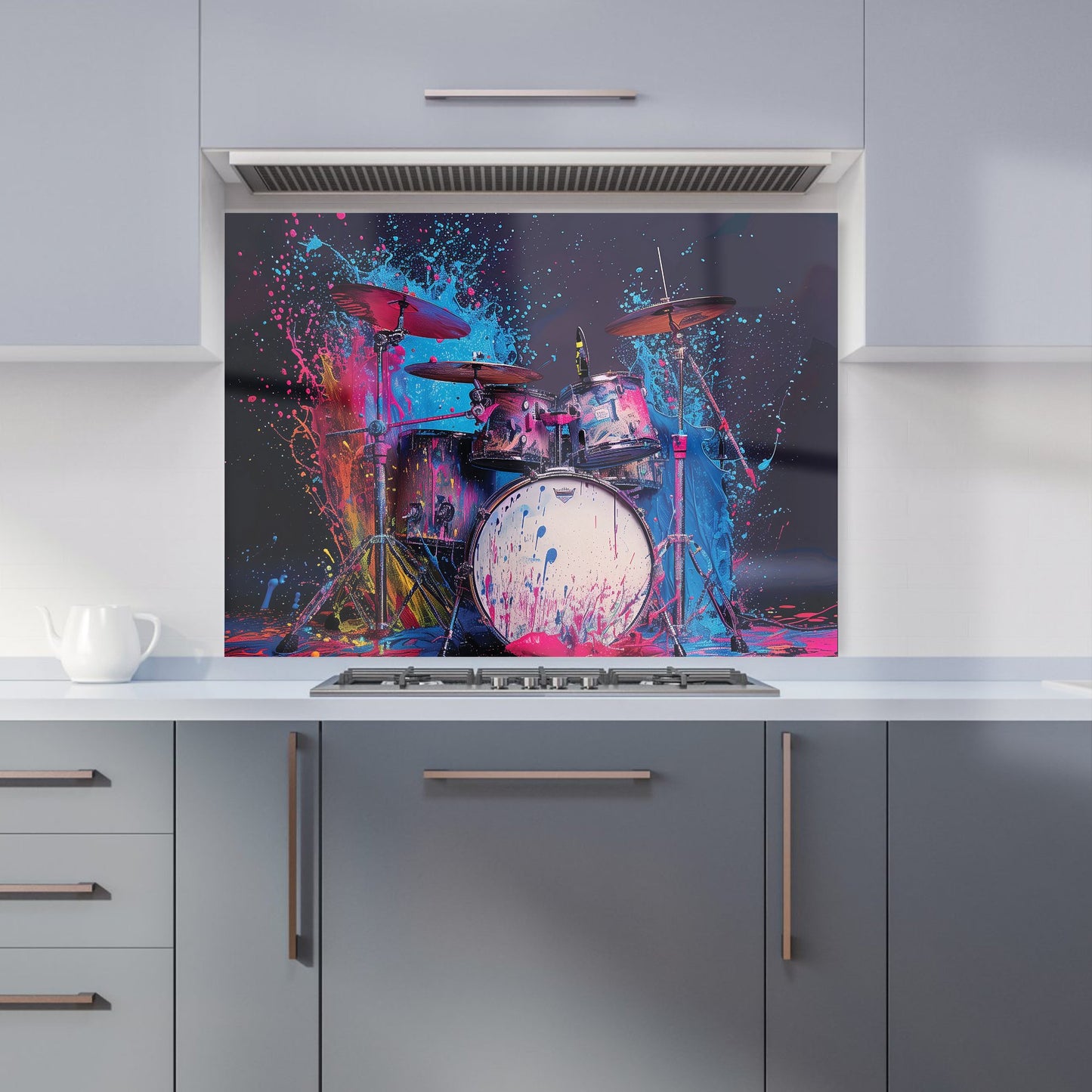 Drumbeat Colours Kitchen Splashback